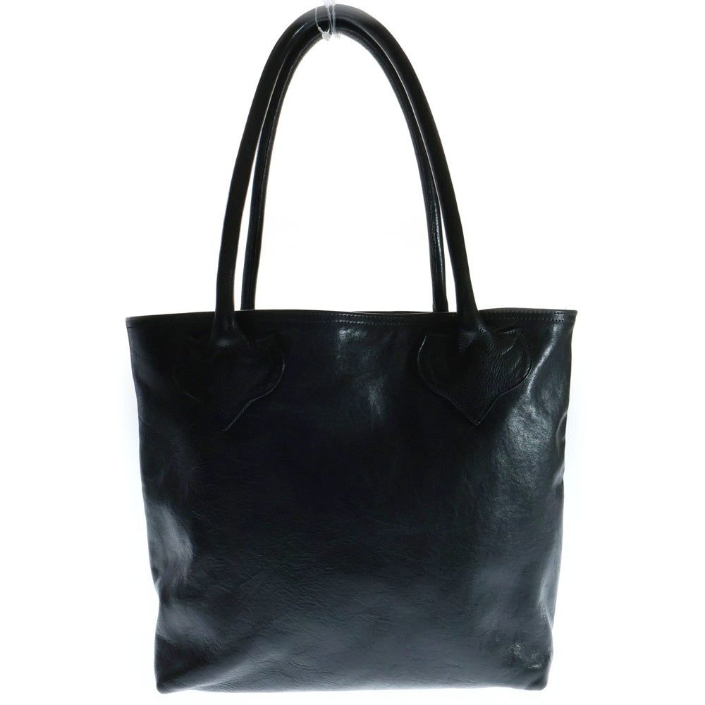 CHROME HEARTS(クロムハーツ) FS TOTE クロスパッチ付きレザートートバッグ ブラック