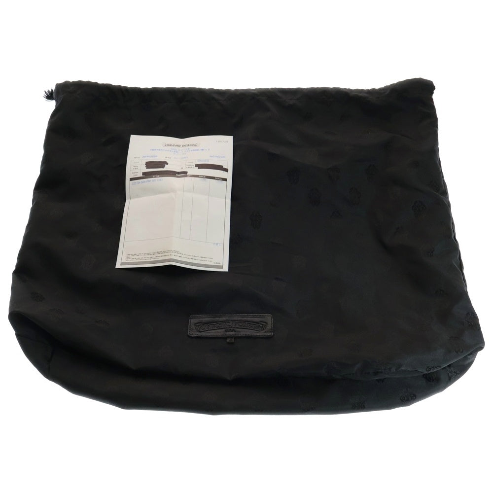 CHROME HEARTS(クロムハーツ) FS TOTE クロスパッチ付きレザートートバッグ ブラック