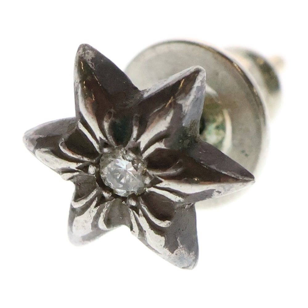 CHROME HEARTS(クロムハーツ) CO STAR DMND スタースタッド 1ダイヤ シルバーピアス