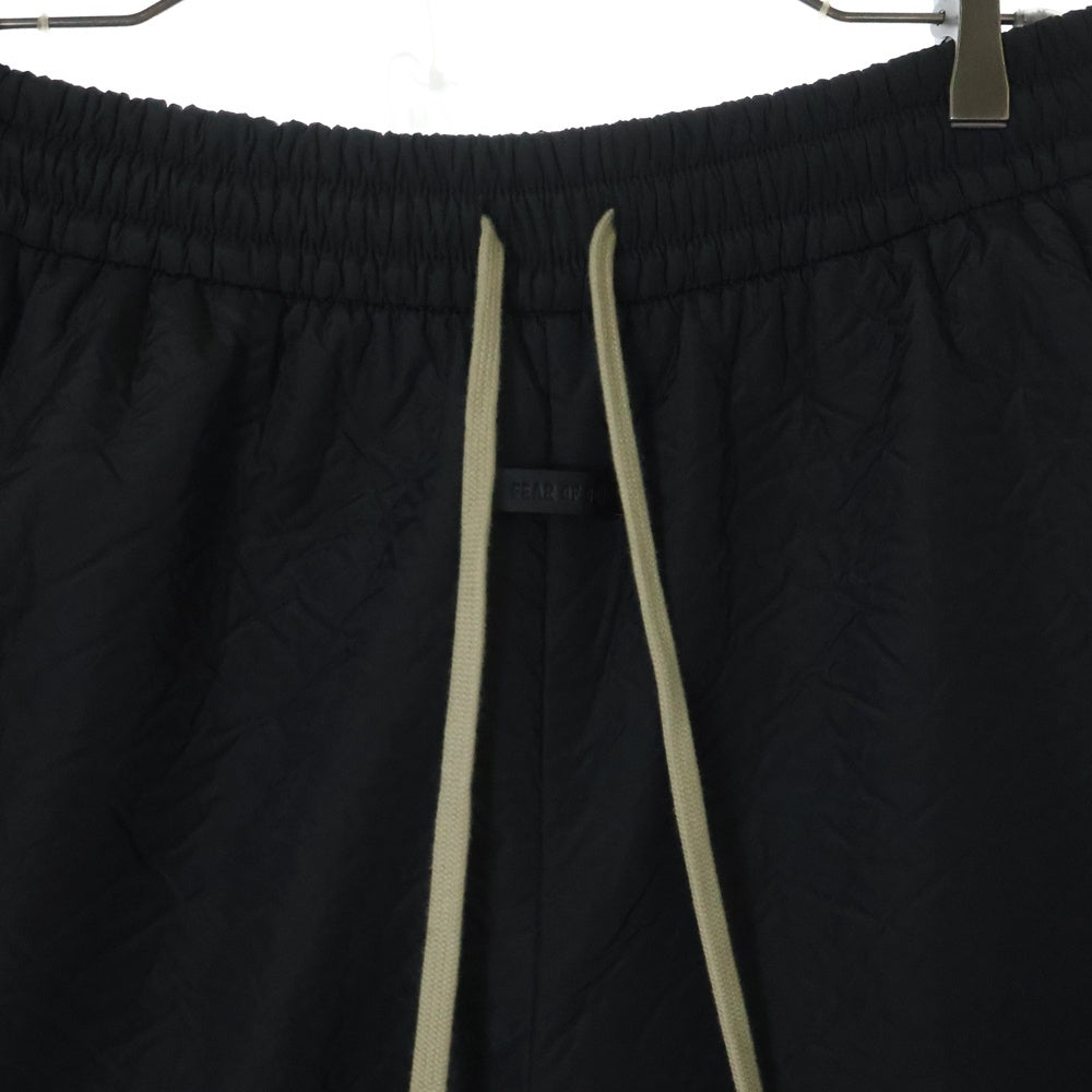 FEAR OF GOD(フィアオブゴッド) THE ETERNAL COLLECTION SHORT FGE240-405CPN ドローコードナイロンショーツ ハーフパンツ ブラック