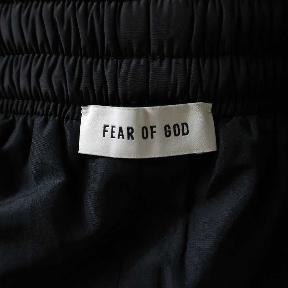 FEAR OF GOD(フィアオブゴッド) THE ETERNAL COLLECTION SHORT FGE240-405CPN ドローコードナイロンショーツ ハーフパンツ ブラック