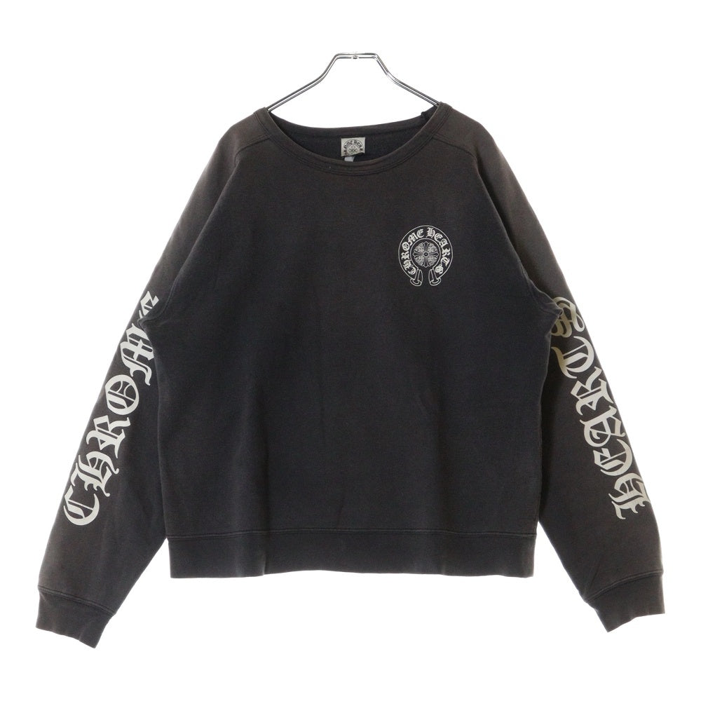 CHROME HEARTS(クロムハーツ) OLD LOGO SWTSHR オールドモデル ホースシューロゴ スウェットトレーナー ブラック