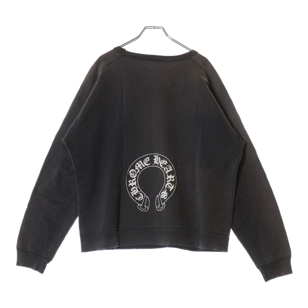 CHROME HEARTS(クロムハーツ) OLD LOGO SWTSHR オールドモデル ホースシューロゴ スウェットトレーナー ブラック
