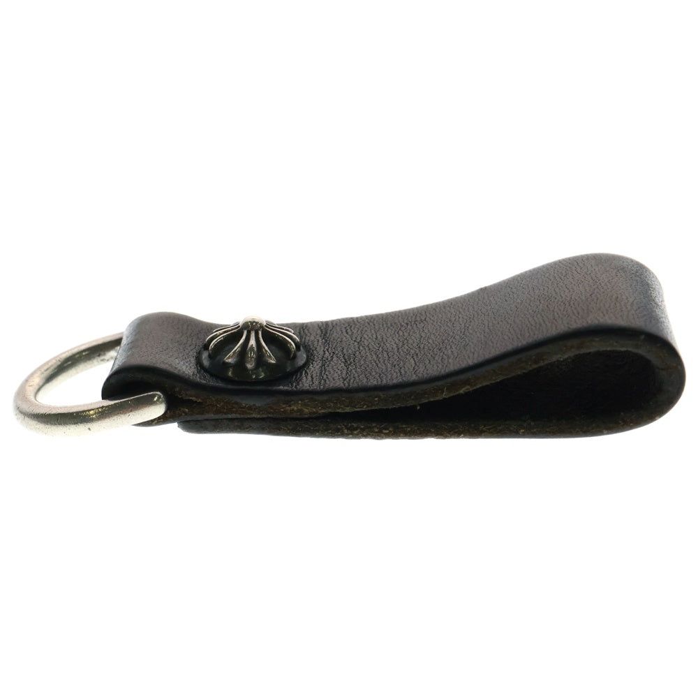 CHROME HEARTS(クロムハーツ) BELT LOOP D RING Dリング クロスボールベルトループ ブラック/シルバー BCA415