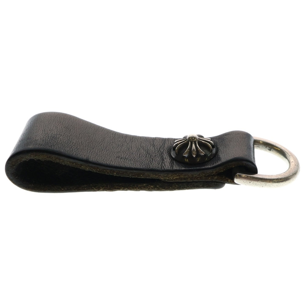 CHROME HEARTS(クロムハーツ) BELT LOOP D RING Dリング クロスボールベルトループ ブラック/シルバー BCA415