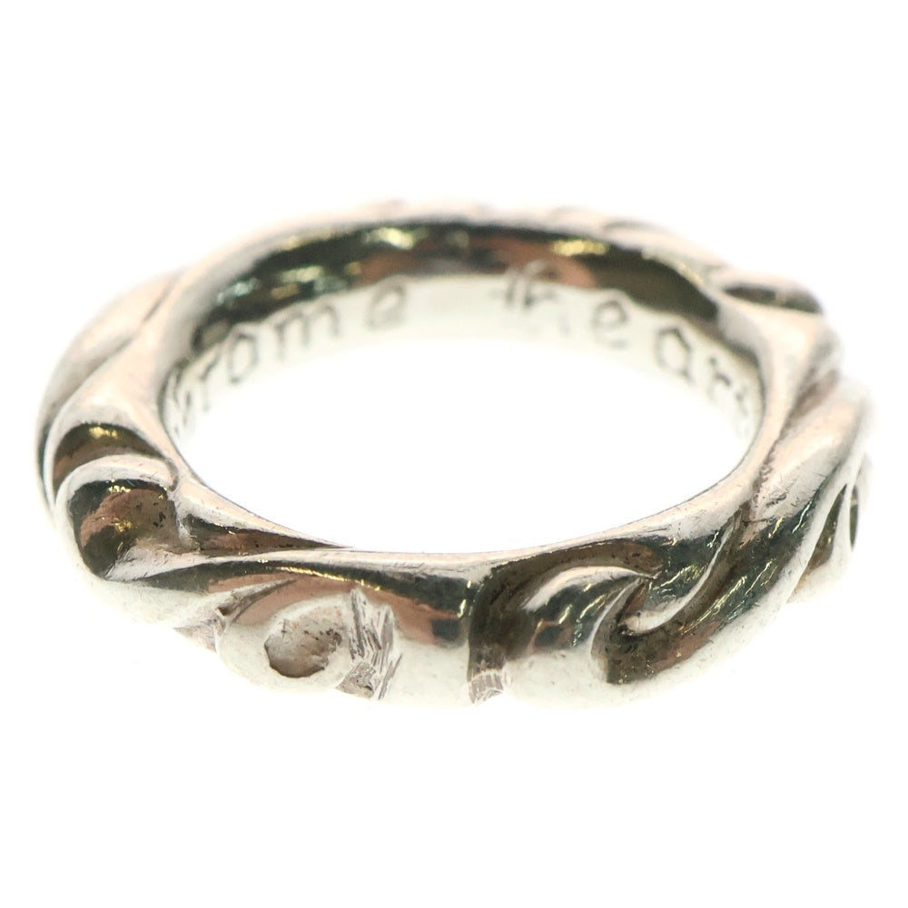 CHROME HEARTS(クロムハーツ) SCRL BAND スクロールバンド リング シルバー BCA351