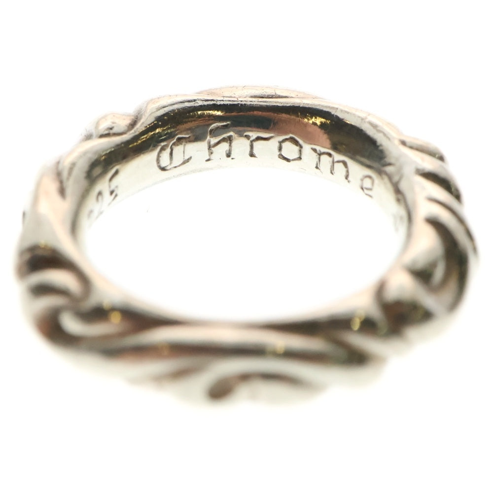 CHROME HEARTS(クロムハーツ) SCRL BAND スクロールバンド リング シルバー BCA351