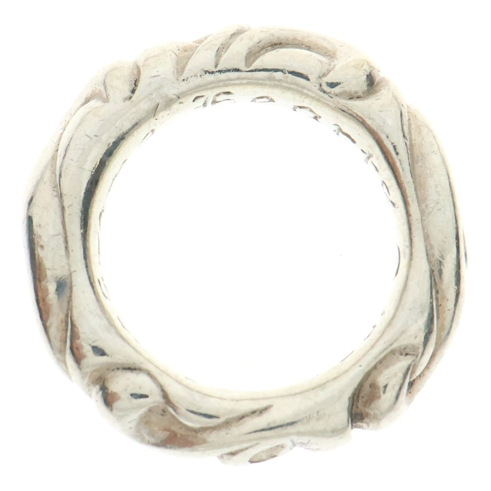 CHROME HEARTS(クロムハーツ) SCRL BAND スクロールバンド リング シルバー BCA351