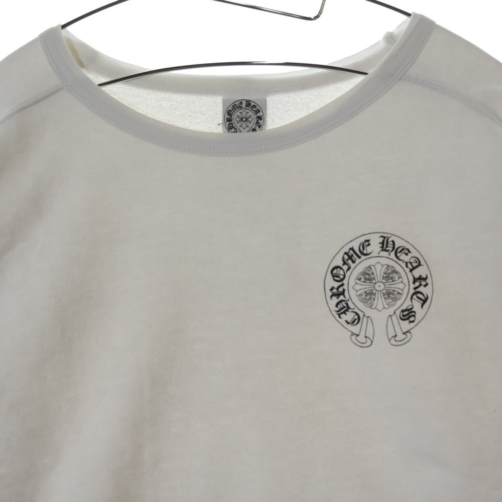 CHROME HEARTS(クロムハーツ) OLD LOGO SWTSHR オールドモデル ホースシューロゴ スウェットトレーナー ホワイト