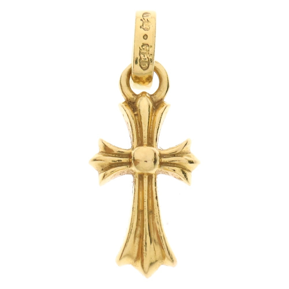 CHROME HEARTS(クロムハーツ) 22K CRS BBYFAT ベイビーファットクロス ペンダントトップ ゴールド BCA037