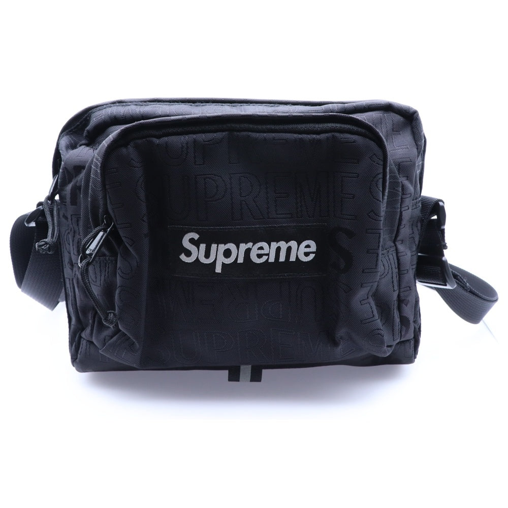 SUPREME(シュプリーム) 19SS Shoulder Bag ボックスロゴ ナイロン ショルダーバッグ ブラック