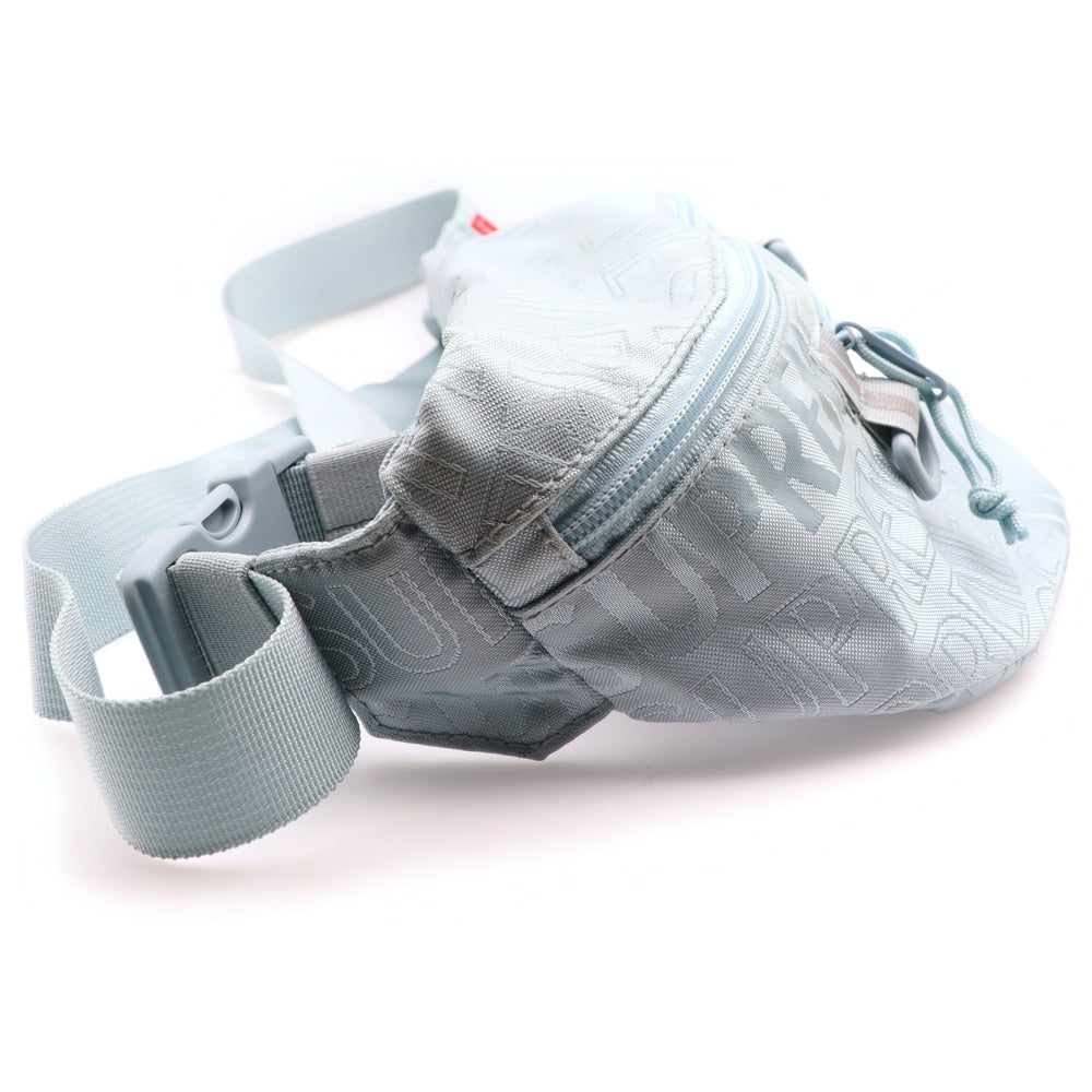 SUPREME(シュプリーム) 19SS Waist Bag ウエストバッグ ボックスロゴ ナイロン ボディバッグ ブルー