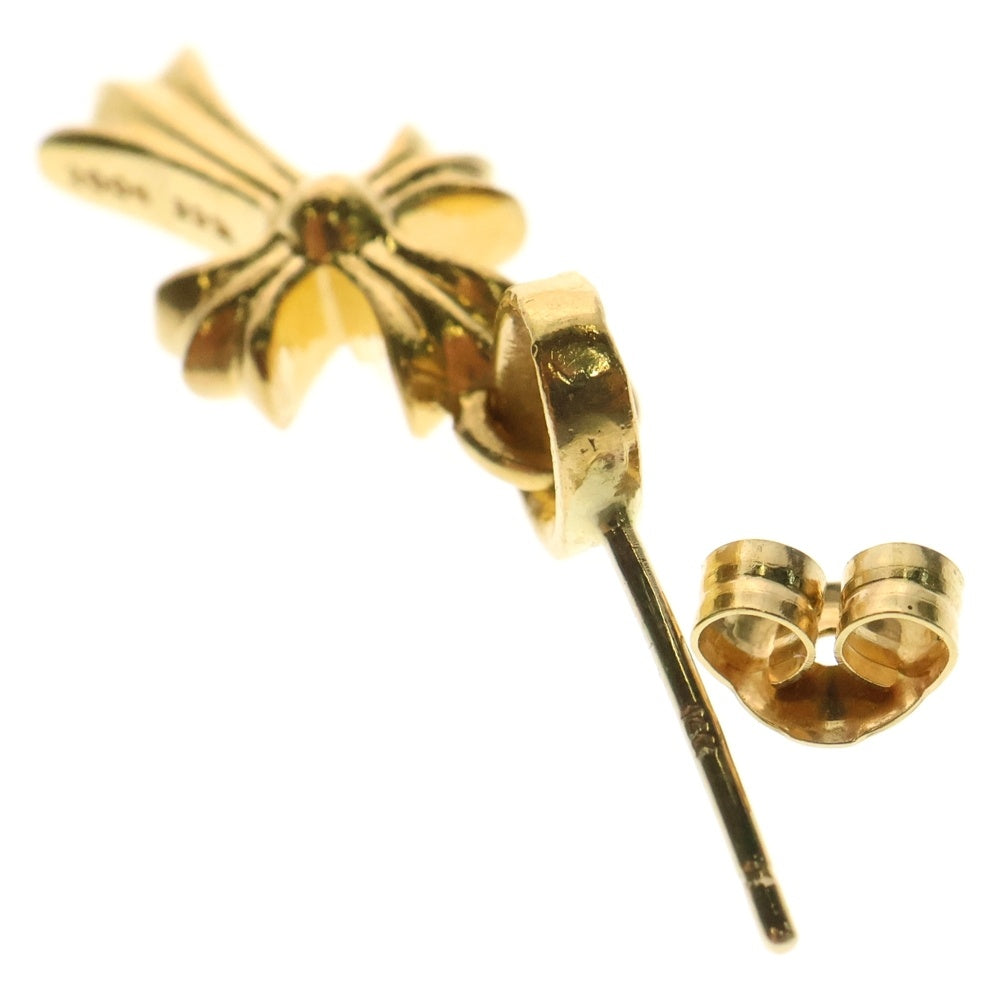 CHROME HEARTS(クロムハーツ) 22K BBY F PPRCHN P/DIA ベイビーファットクロス ドロップピアス PAVEダイヤ ゴールド BCA018