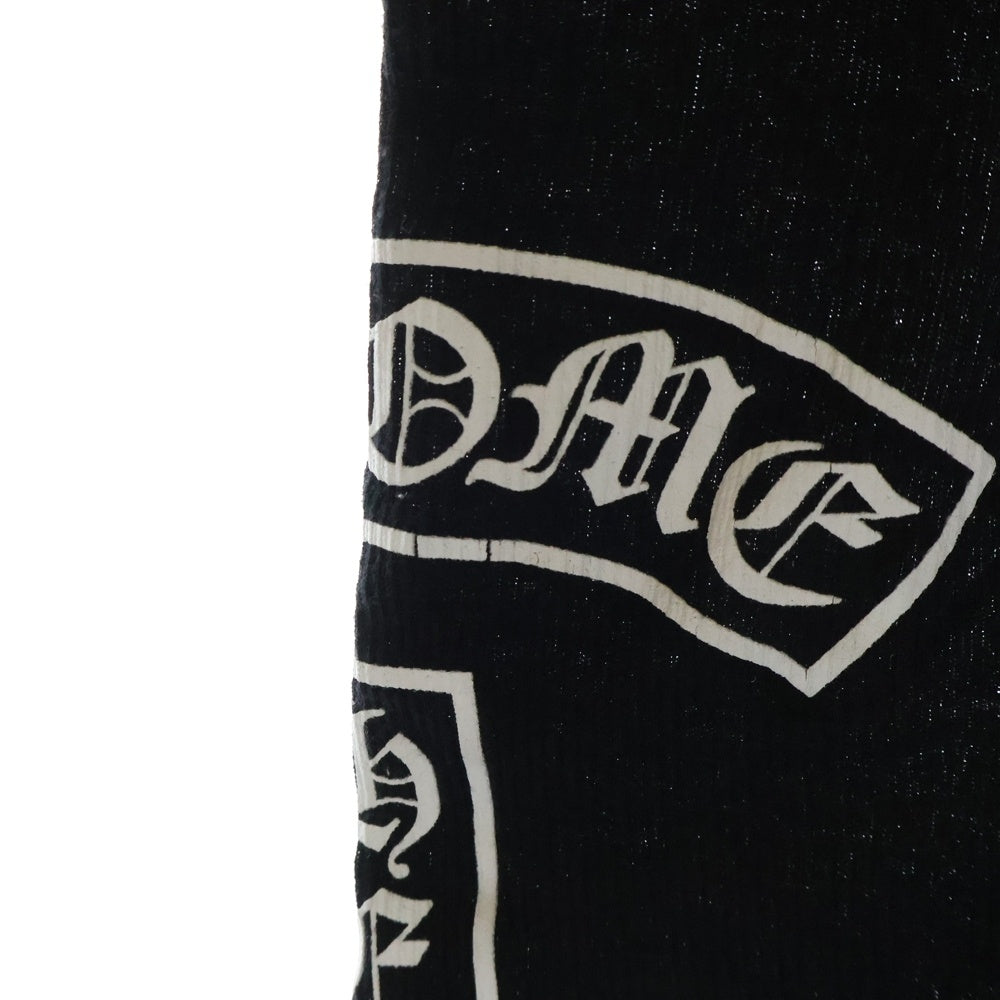 CHROME HEARTS(クロムハーツ) Side Logo Tank Top サイドロゴタンクトップ ヴァーティカルロゴ プリント ブラック