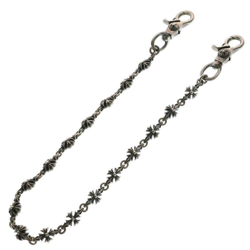 CHROME HEARTS(クロムハーツ) 4C CROSS LONG-T 2クリップカットアウトCHプラス ウォレットチェーン シルバー