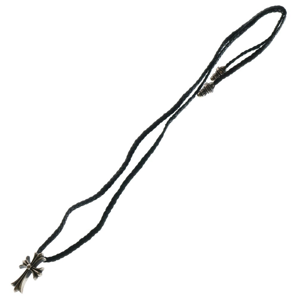 CHROME HEARTS(クロムハーツ) CH CRS SMLスモールCHクロス BC ボロチップブレイド ネックレス シルバー BCA220