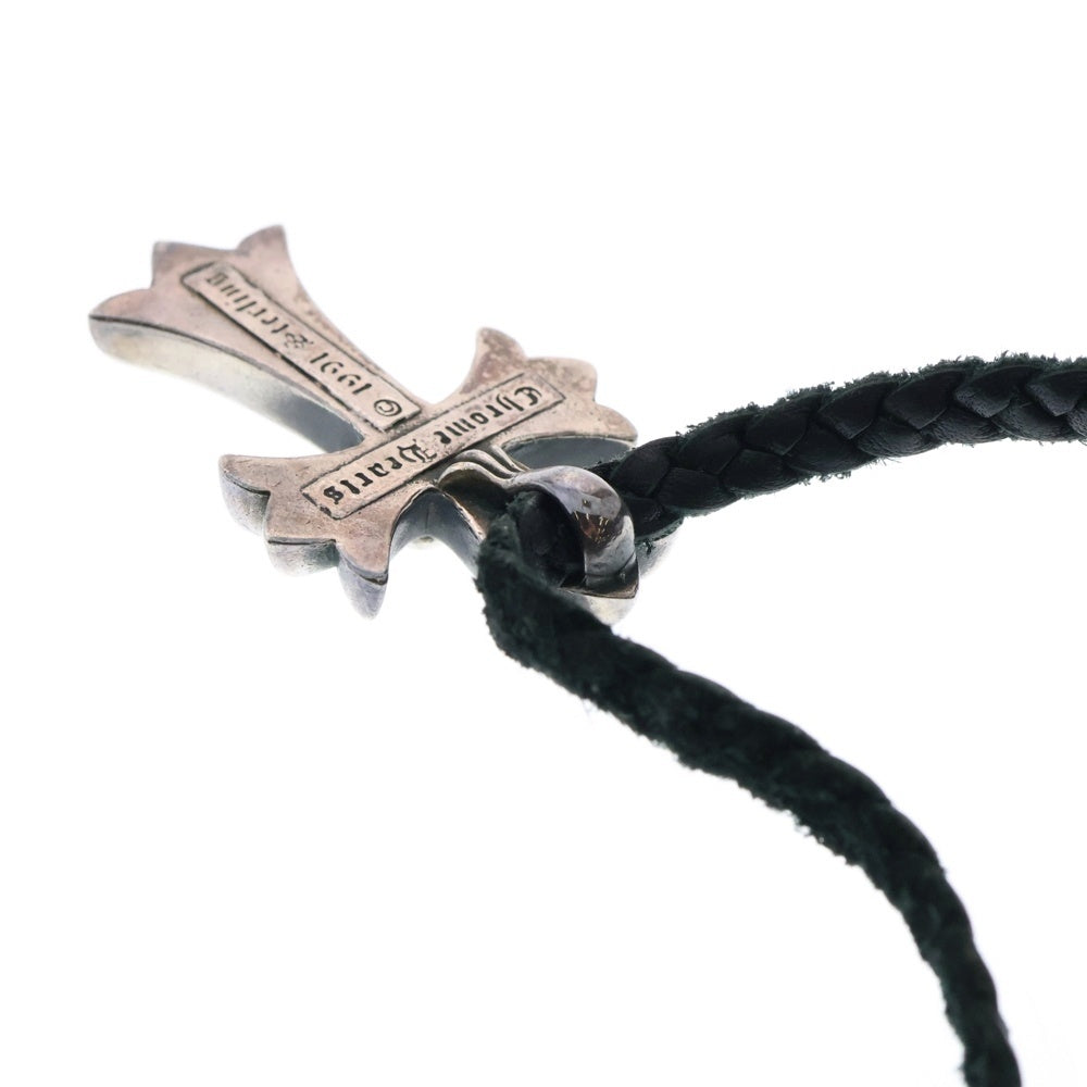 CHROME HEARTS(クロムハーツ) CH CRS SMLスモールCHクロス BC ボロチップブレイド ネックレス シルバー BCA220