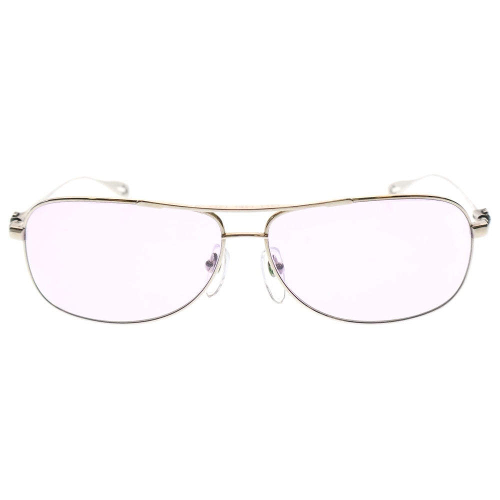 CHROME HEARTS(クロムハーツ) STAINS II ダガーテンプル サングラス 眼鏡 シルバー/パープル