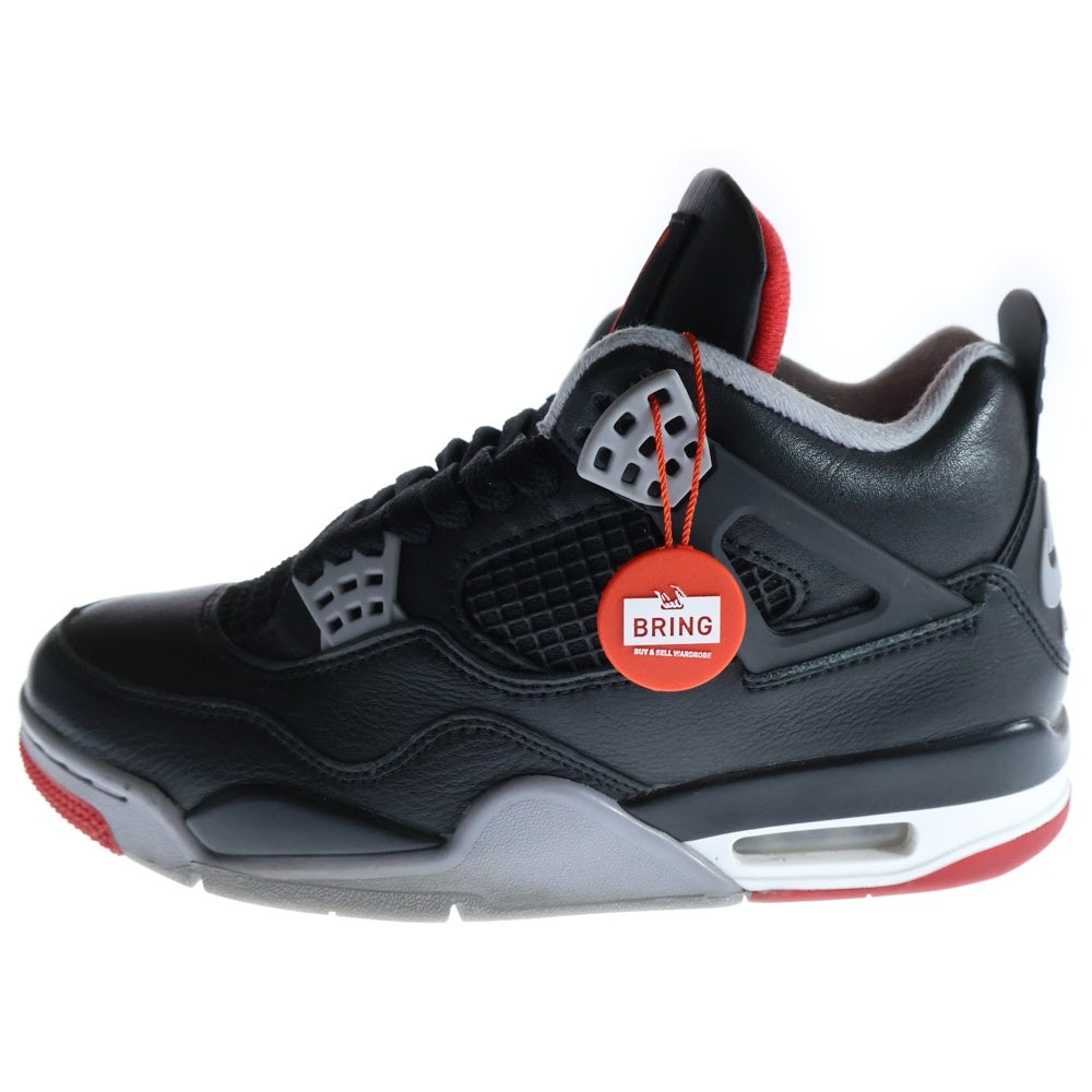 NIKE(ナイキ) AIR JORDAN 4 Retro Bred Reimagined FV5029‐006 エアジョーダン4 ブレッド リイマジンド ハイカットスニーカー ブラック US7/25cm
