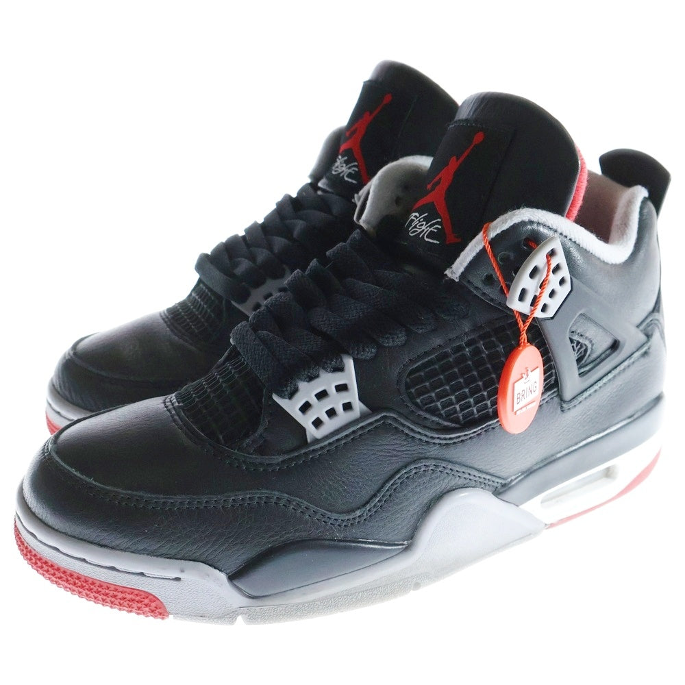NIKE(ナイキ) AIR JORDAN 4 Retro Bred Reimagined FV5029‐006 エアジョーダン4 ブレッド リイマジンド ハイカットスニーカー ブラック US7/25cm
