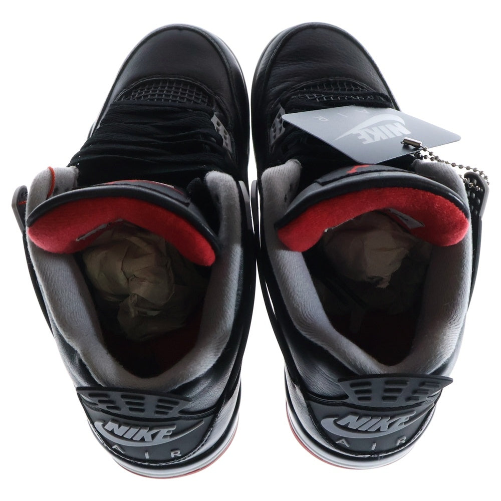 NIKE(ナイキ) AIR JORDAN 4 Retro Bred Reimagined FV5029‐006 エアジョーダン4 ブレッド リイマジンド ハイカットスニーカー ブラック US7/25cm