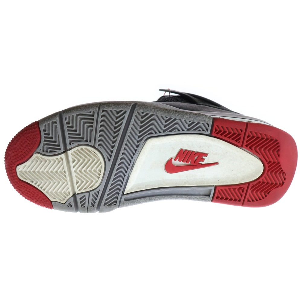 NIKE(ナイキ) AIR JORDAN 4 Retro Bred Reimagined FV5029‐006 エアジョーダン4 ブレッド リイマジンド ハイカットスニーカー ブラック US7/25cm