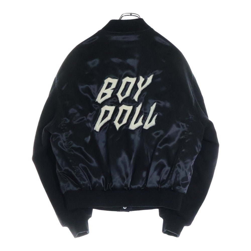 CELINE(セリーヌ) 22AW BOY DOLL TEDDY JACKET ボーイドール テディ サテン ウールジャケット ブラック 2W750048S