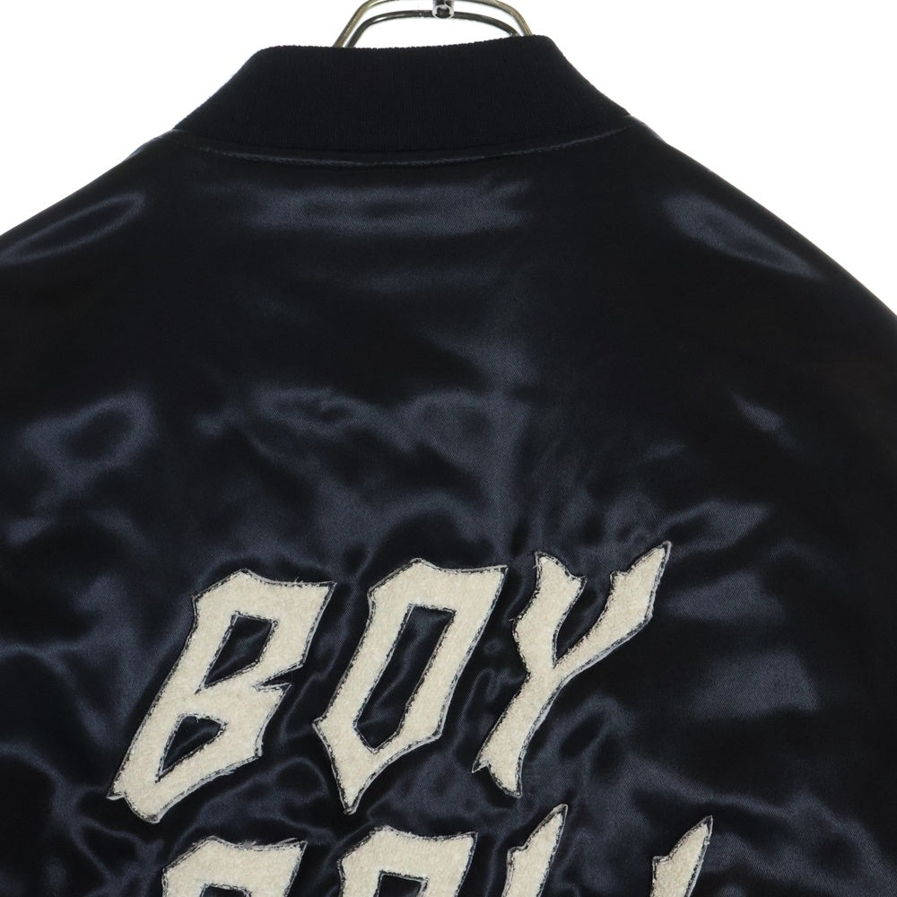 CELINE(セリーヌ) 22AW BOY DOLL TEDDY JACKET ボーイドール テディ サテン ウールジャケット ブラック 2W750048S