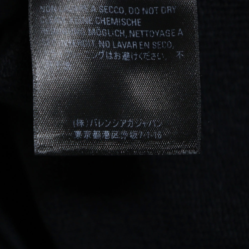 BALENCIAGA(バレンシアガ) キャンペーンロゴ プリント プルオーバーパーカー スウェット フーディ ブラック 508205 TYK92