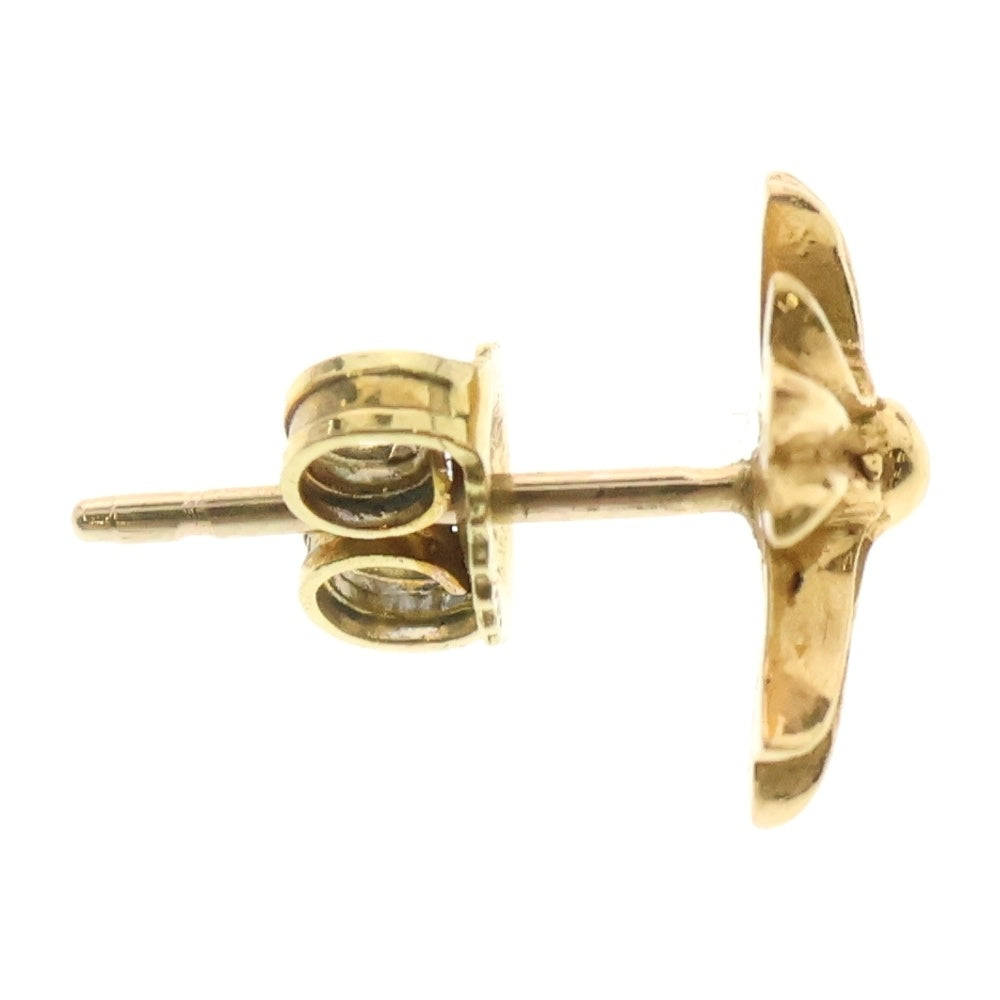 CHROME HEARTS(クロムハーツ) 22K No2 CH CRS CHクロス スタッドピアス ゴールド