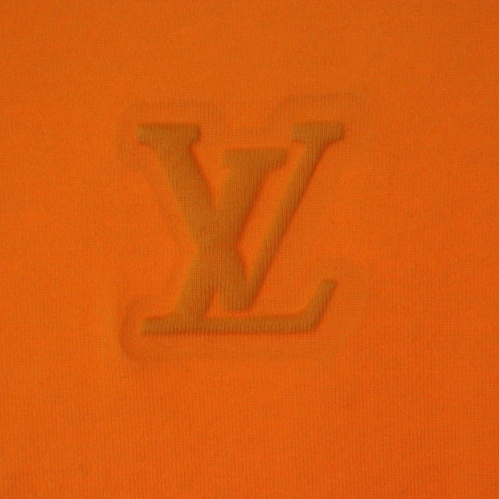 LOUIS VUITTON(ルイヴィトン) 25SS エンボスLVインサイドアウト半袖Tシャツ RM251Q DT3 HNY55W オレンジ