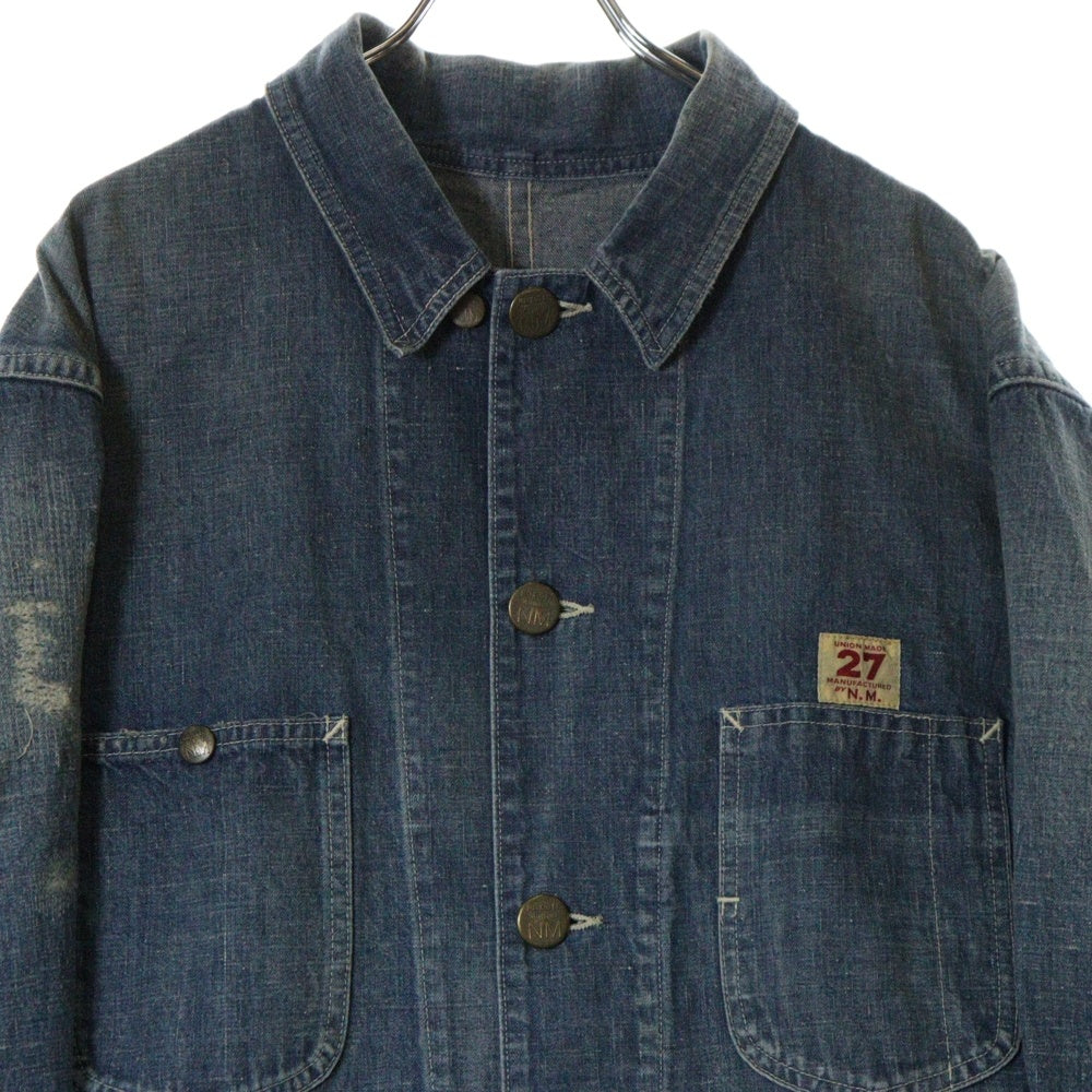 New Manual(ニュー マニュアル) LE CHORE JACKET デニムシャツジャケット インディゴ