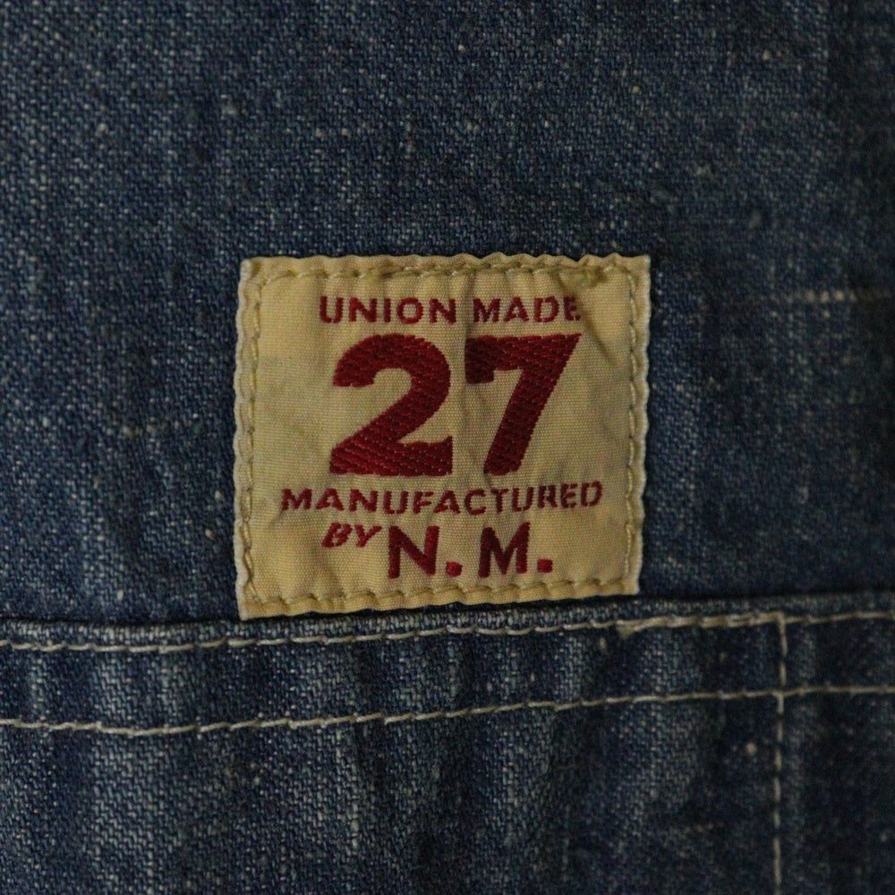 New Manual(ニュー マニュアル) LE CHORE JACKET デニムシャツジャケット インディゴ
