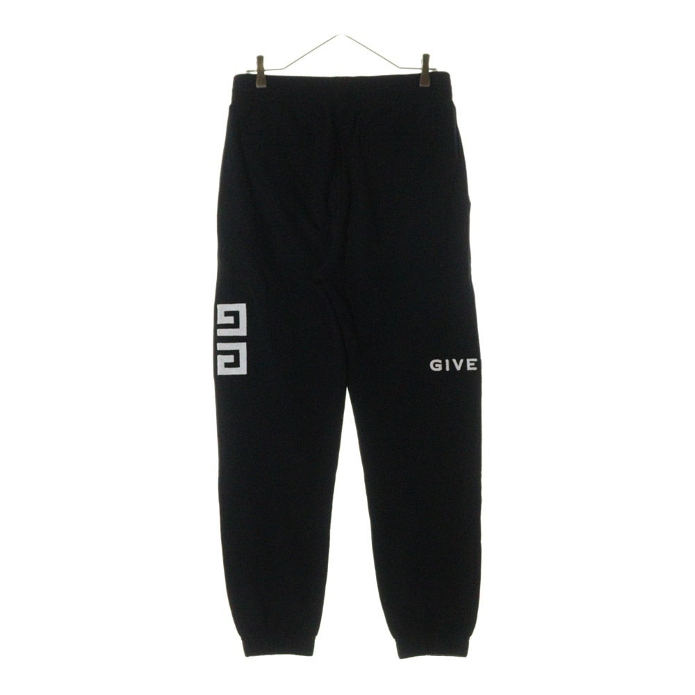 GIVENCHY(ジバンシィ) フロッキー ロゴスウェットパンツ BW50TJ3Z85 ブラック