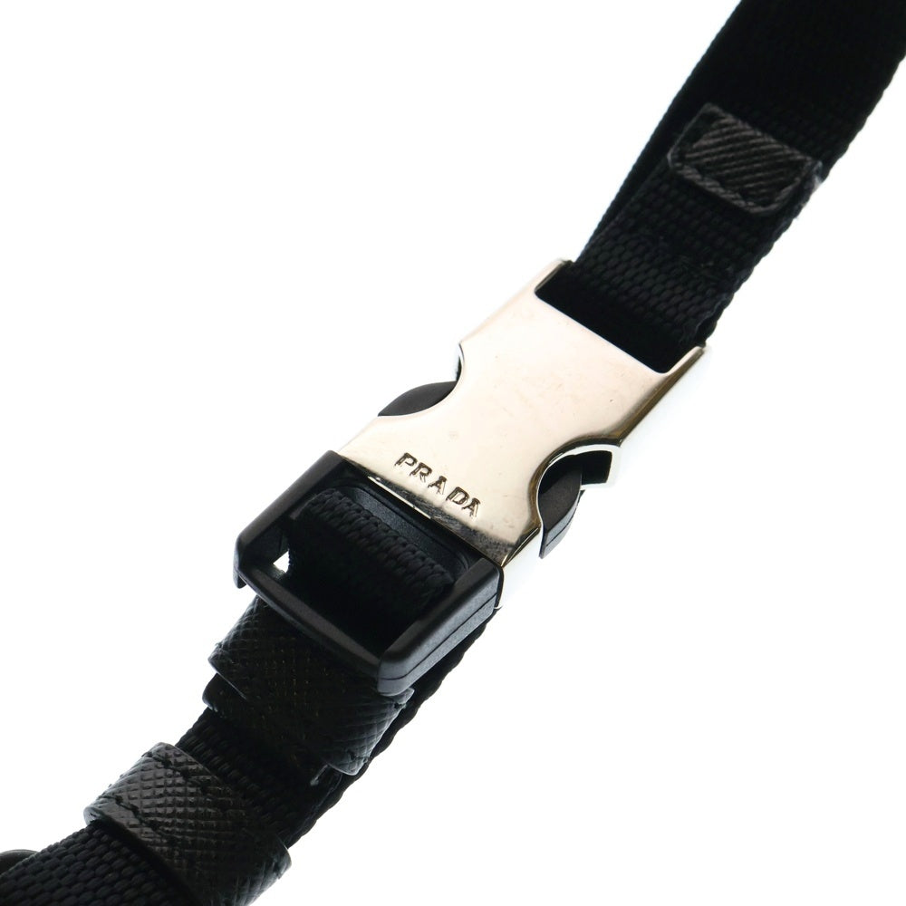 PRADA(プラダ) トライアングルロゴ ナイロンスマートフォンポーチ 1ZT001 ブラック