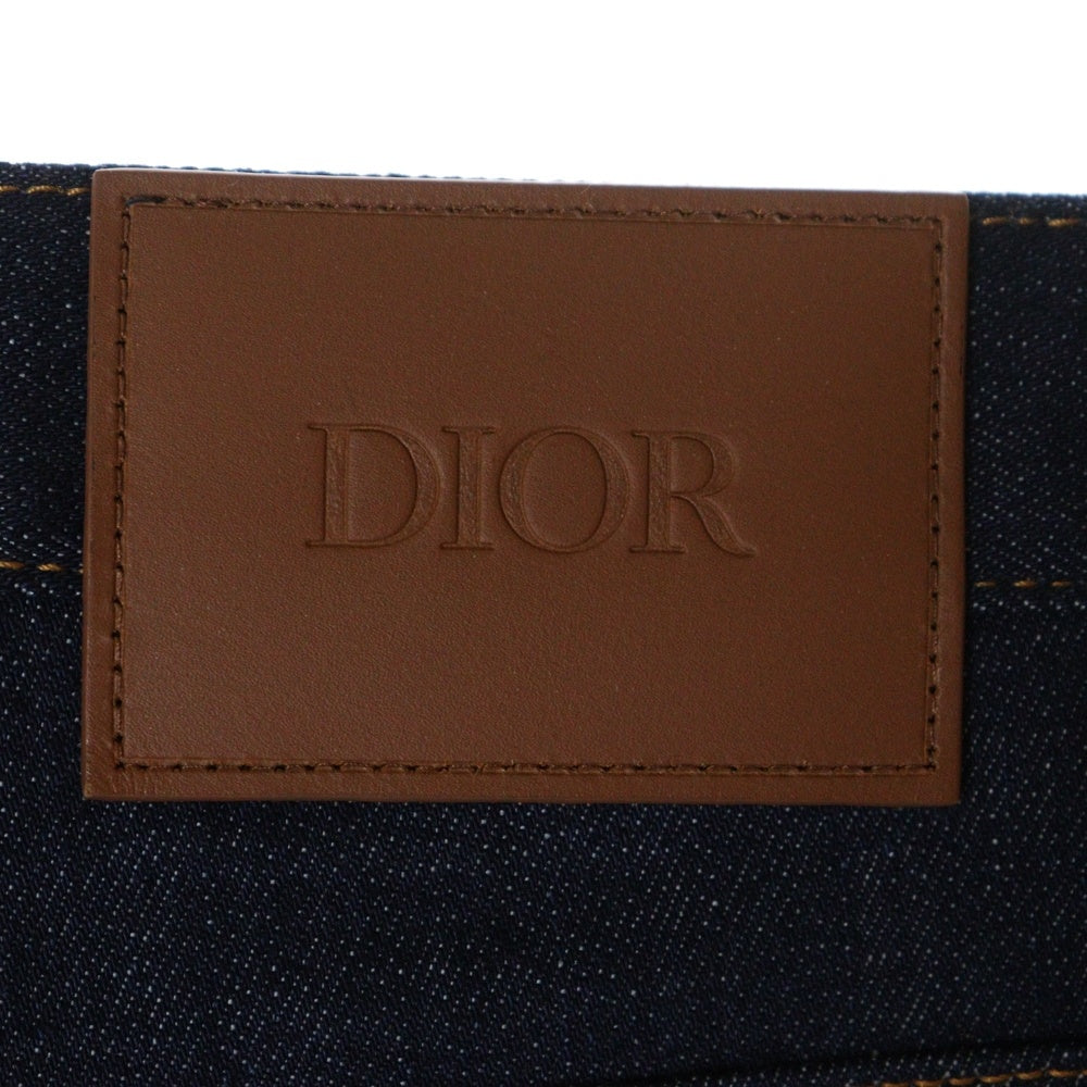 DIOR(ディオール) Oblique Low Cotton Denim Pants 193DS10J226X オブリーク ロー コットン デニムパンツ ネイビー