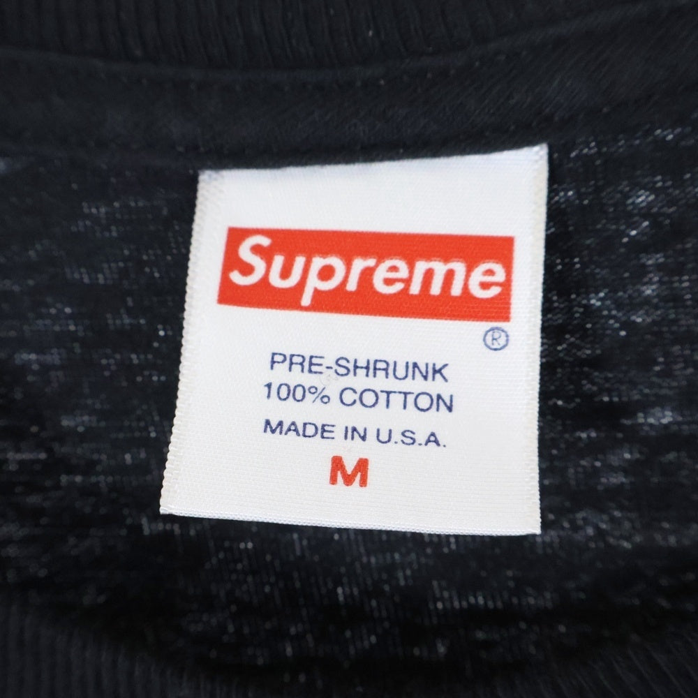 SUPREME(シュプリーム) 23SS Motion Logo Tee モーションロゴプリント半袖カットソー 半袖Tシャツ ブラック