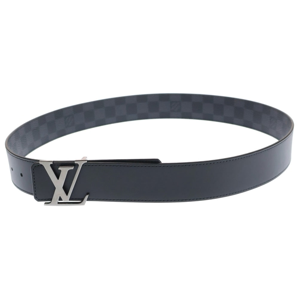 LOUIS VUITTON(ルイヴィトン) LVイニシャルロゴ金具付きベルト 40MM リバーシブル M0213 ブラック