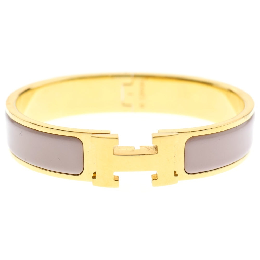 HERMES(エルメス) Le Bracelet H 700151F クリックH PM ブレスレット ゴールド金具 ゴールド/ピンク レディース