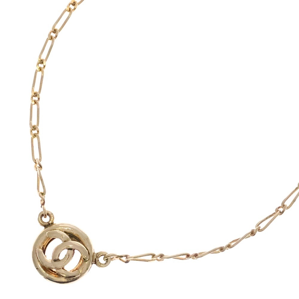 CHANEL(シャネル) ヴィンテージ 1982 ココマークチェーンネックレス ゴールド レディース