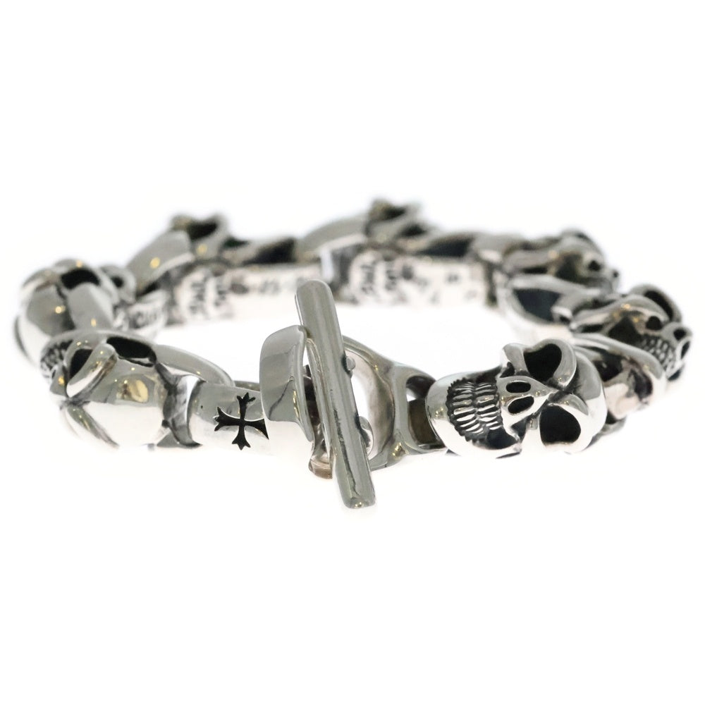 Bill Wall Leather/BWL(ビルウォールレザー) MONSTER G2S BRACELET モンスターグッドラックスカルブレスレット シルバー 3305