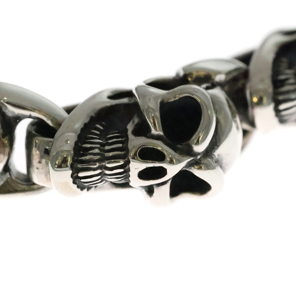 Bill Wall Leather/BWL(ビルウォールレザー) MONSTER G2S BRACELET モンスターグッドラックスカルブレスレット シルバー 3305