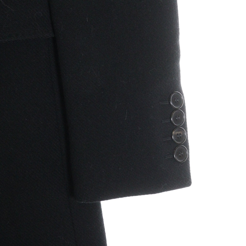 SAINT LAURENT PARIS(サンローランパリ) 15AW ウール チェスターダブルコート ブラック 397010 Y835J