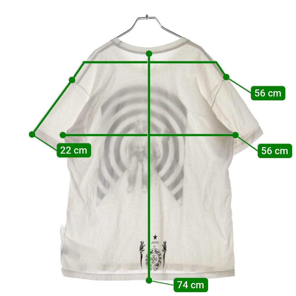 CHROME HEARTS(クロムハーツ) FOTI S/S TEE フォティプリント半袖Tシャツ ホワイト