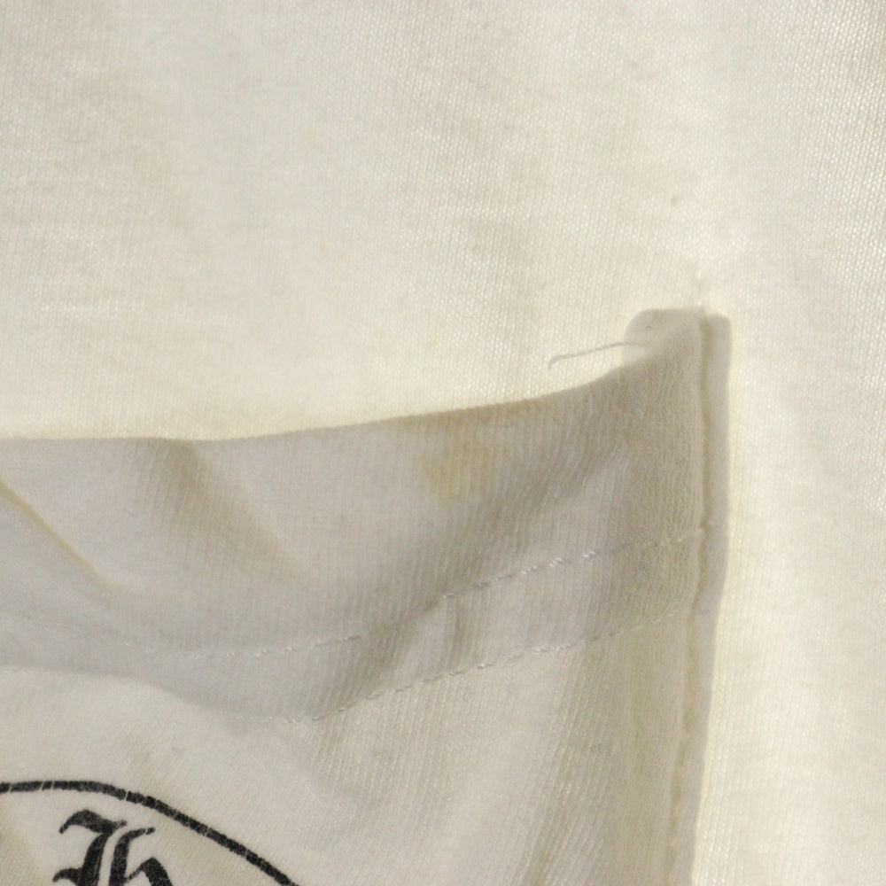 CHROME HEARTS(クロムハーツ) Made In Hollywood Vertical Logo Tee メイドインハリウッド ヴァーティカルロゴ半袖Tシャツ ホワイト