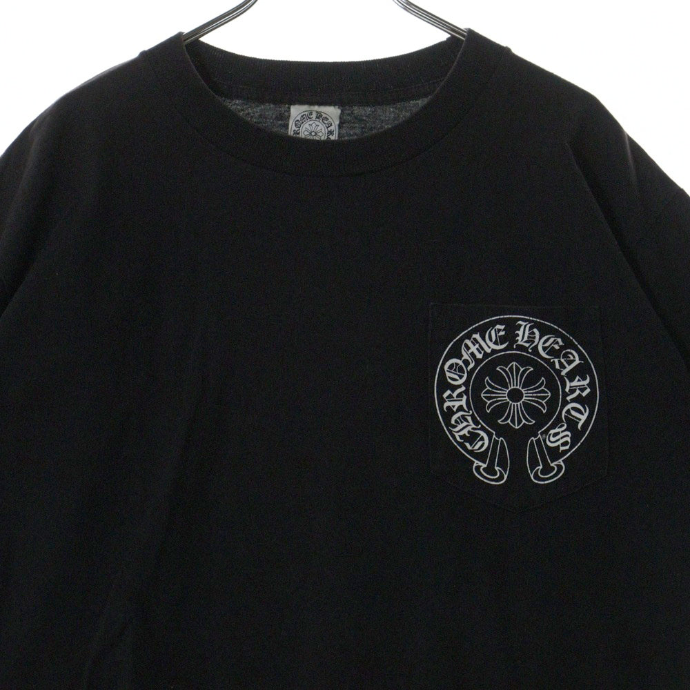 CHROME HEARTS(クロムハーツ) OLD オールド ホースシュープリント半袖Tシャツ ブラック