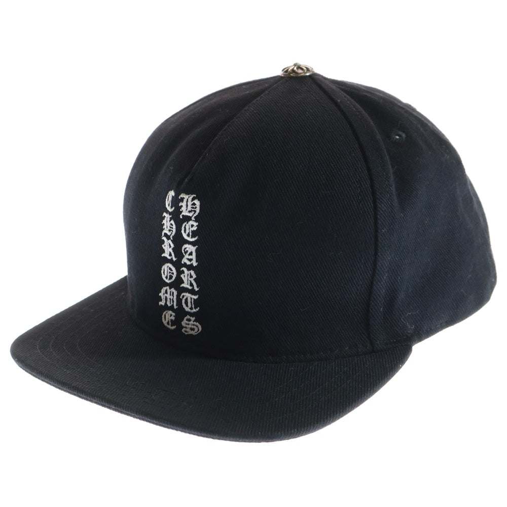 CHROME HEARTS(クロムハーツ) Vertical Logo Hat CHロゴ ベースボールキャップ 帽子 ブラック
