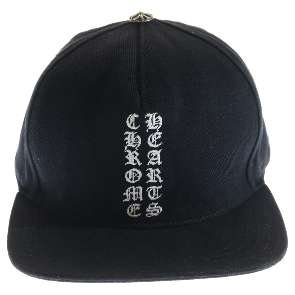 CHROME HEARTS(クロムハーツ) Vertical Logo Hat CHロゴ ベースボールキャップ 帽子 ブラック