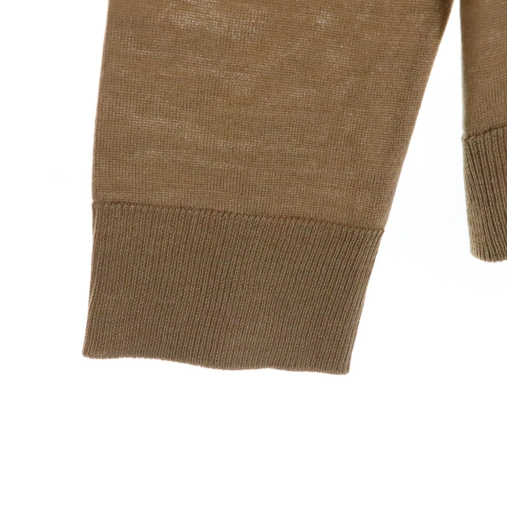 LOUIS VUITTON(ルイヴィトン) L/S W/Printed Twill Front Cardigan RW231D 172 FOKC14 モノグラムフロントカーディガン ベージュ