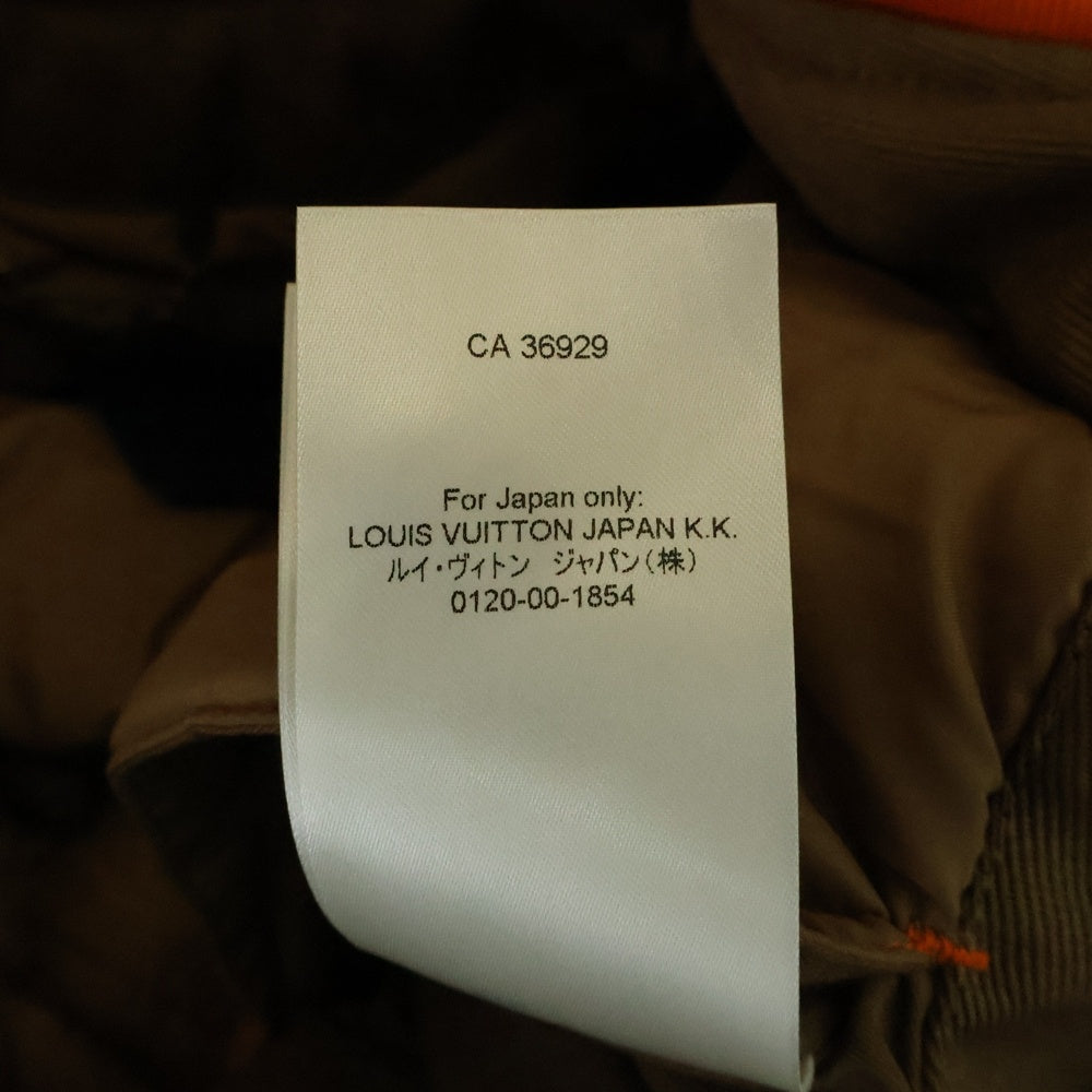 LOUIS VUITTON(ルイヴィトン) Hooded Padded Denim Jacket RM231M G98HOA22W フーデッド パデッドデニムジャケット オレンジ/ブラウン